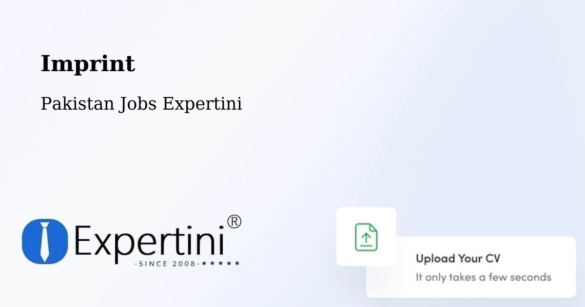 Imprint - Pakistan Jobs Expertini